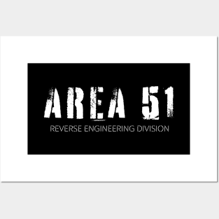 Area 51 Reverse Engineering Division Posters and Art